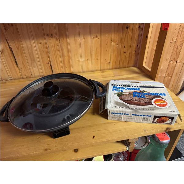 Electric walk and microwave dish