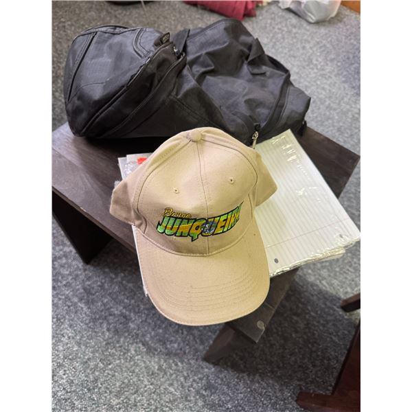 Cap bag and lined paper