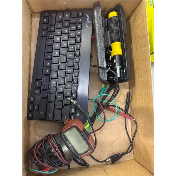 Assorted tools and meter