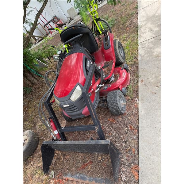 Lawnmower with snow scoop craftsman