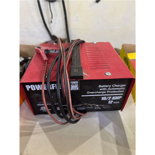 Battery charger with automatic overcharge protect