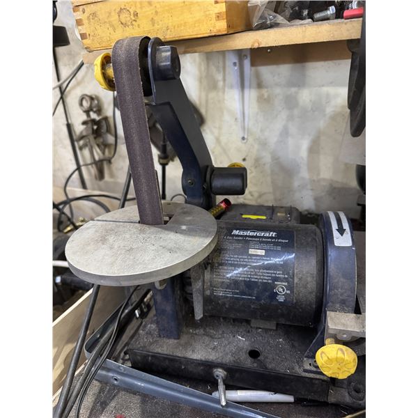 Sander belt and disk