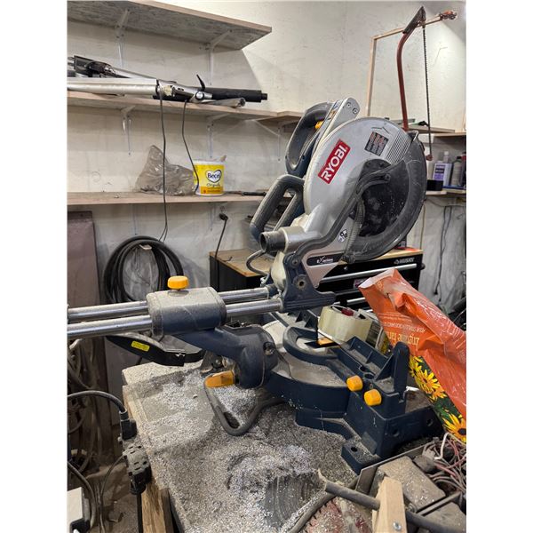 Ryobi chopsaw sliding