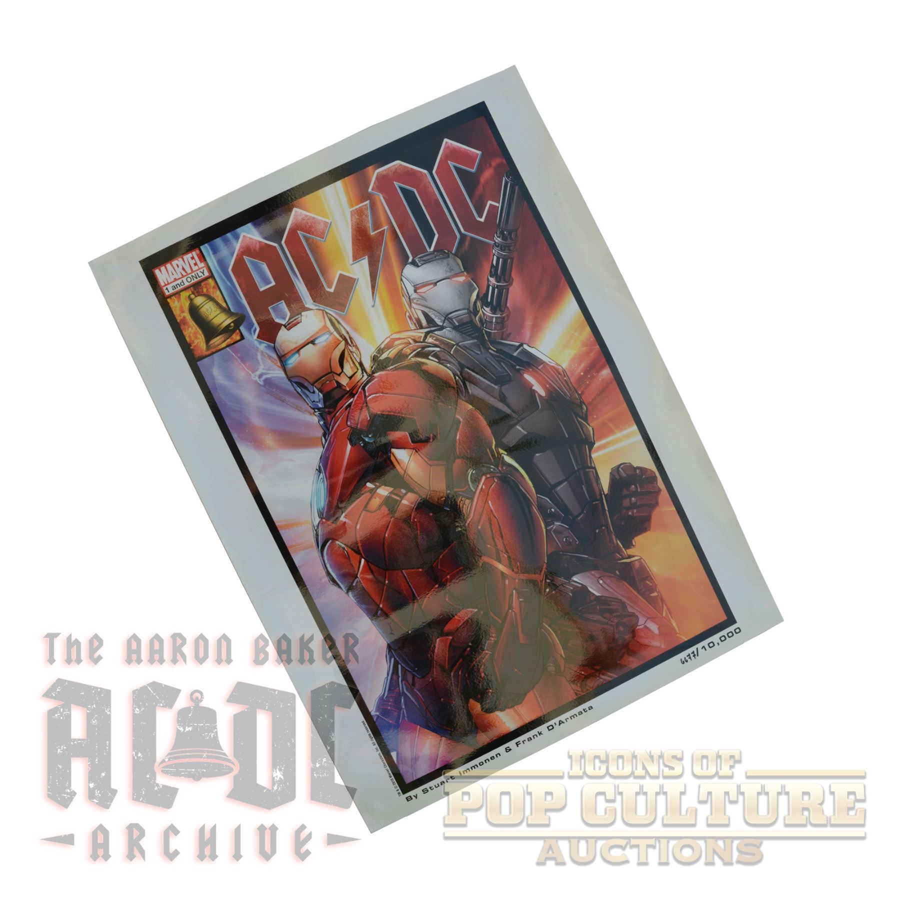 AC/DC - Marvel “Iron Man 2” Limited Edition Poster – Hand-Numbered - 3579