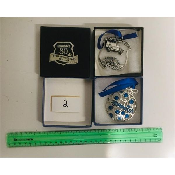 Brinks Collectors Metal Ornament's
