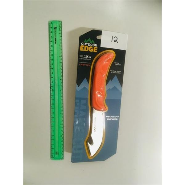 New outdoor Edge Skinning knife with Gut Hook and sheath