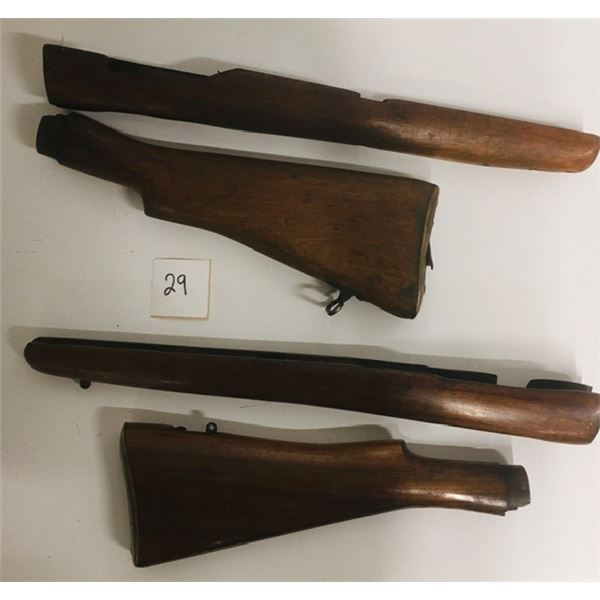 2 x Lee Enfield #1 Mk 3 lee Enfield Stocks