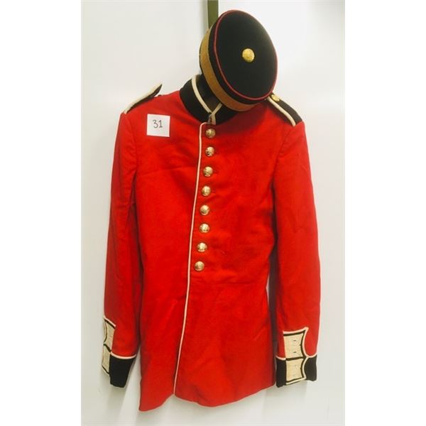 Canadian army parade jacket and hat