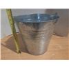 Image 1 : Galvanized Metal Bucket. (Height 11")