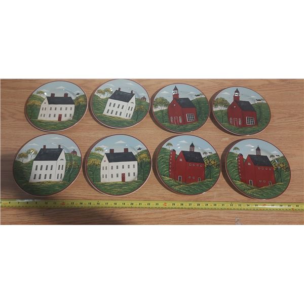 Brandan House by Warren Kimble (Made in Indonesia) Plates.