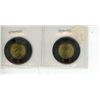 Image 2 : (2) 2022 Canadian Two Dollar Coin. (Black Toonie)