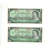Image 1 : (2) 1867-1967 Centennial Dollars. (Uncirculated)