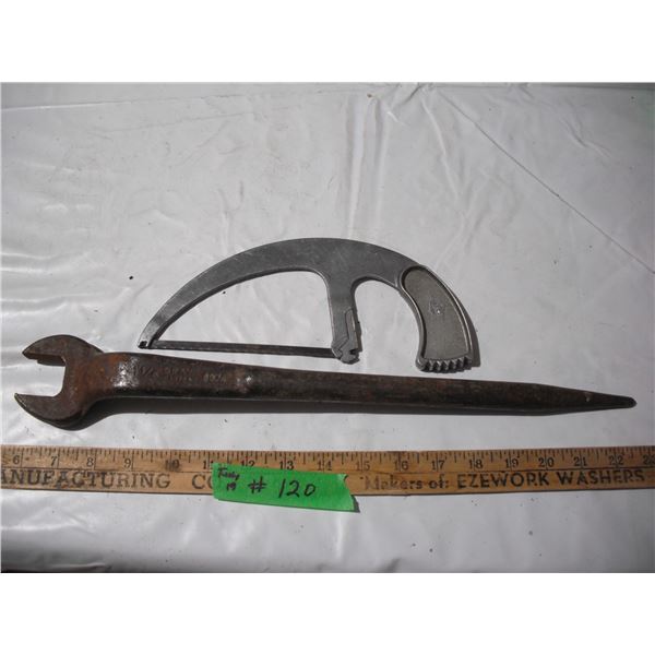 Heavy duty 1 1/8 grey wrench + MH hard saw