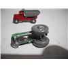Image 6 : Vintage small dumptruck + small tractor (missing front wheels)