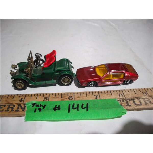Lesney model uf yester years 1911 R-nault 1969 matchbox x series lamborghini