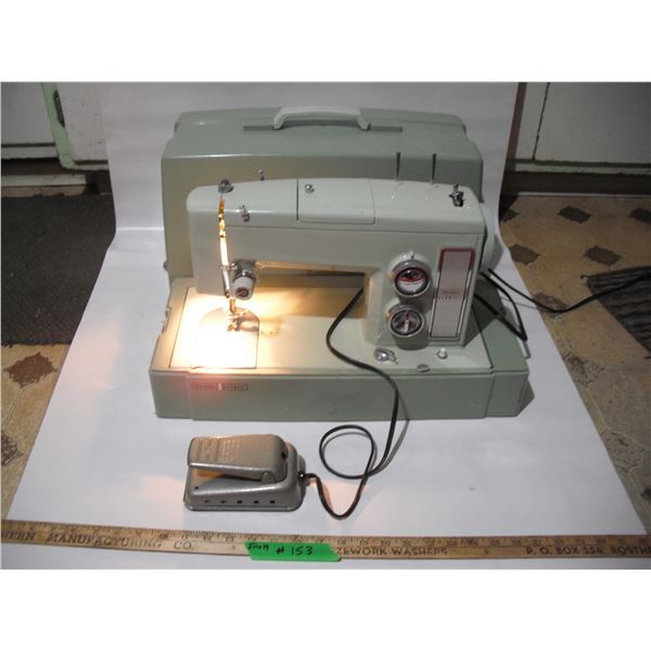 Sears Kenmore sewing machine in case (working)