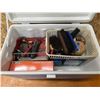 Image 1 : Coleman cooler full of tools and parts
