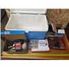 Image 7 : Coleman cooler full of tools and parts