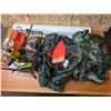 Image 1 : Lot of camo camping gear and hardware