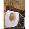 Image 2 : Plastic toilet, scrap metal and wood
