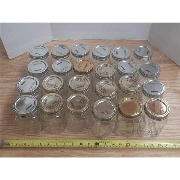 (24) Bernardin Jars. (Height 5")