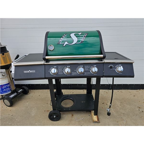 Saskatchewan RoughRider BBQ -Untested - Missing parts