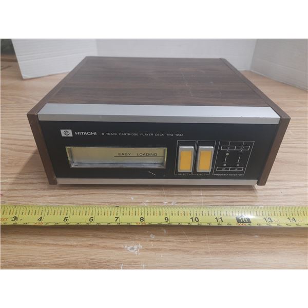 Hitachi 8 Track Cartridge Player Deck.
