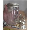 Image 3 : Lot of 14 Jars and (2) Rubber Fruit Jar Rings.
