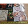 Image 2 : Lot of Cooking Books, Cake Pan, etc.