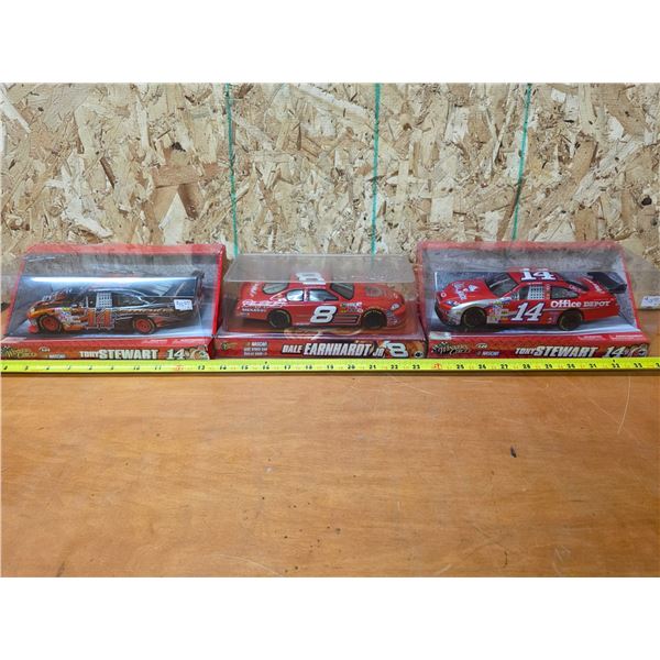 3 nascar toy cars- sealed
