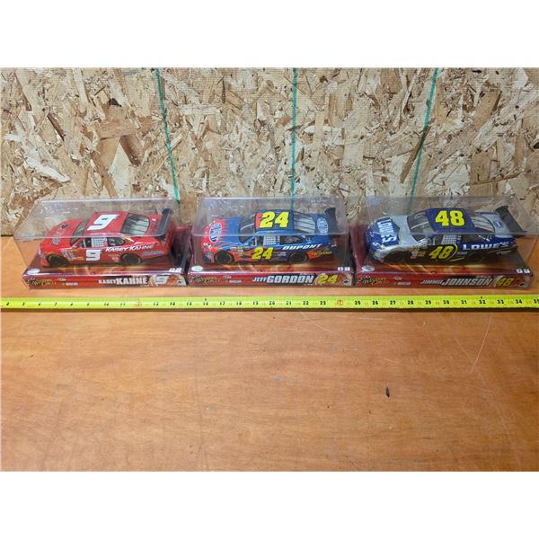 3 nascar toy cars- sealed