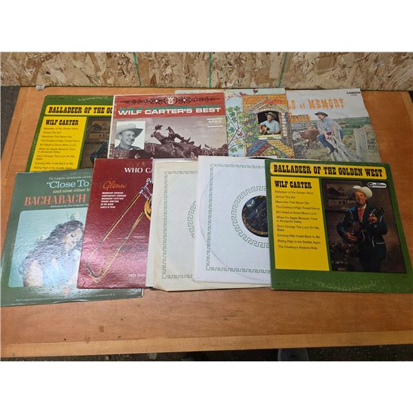 Lot of vinyl records
