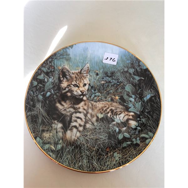 "Bobcat: Natures Dawn" 5th Issue In Nature's Lovables By Charles Frace- W.S George 1991