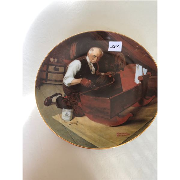 "Grandpa's Gift" 1st Issue in Rockwell's Golden Moments By Norman Rockwell - Knowles 1987