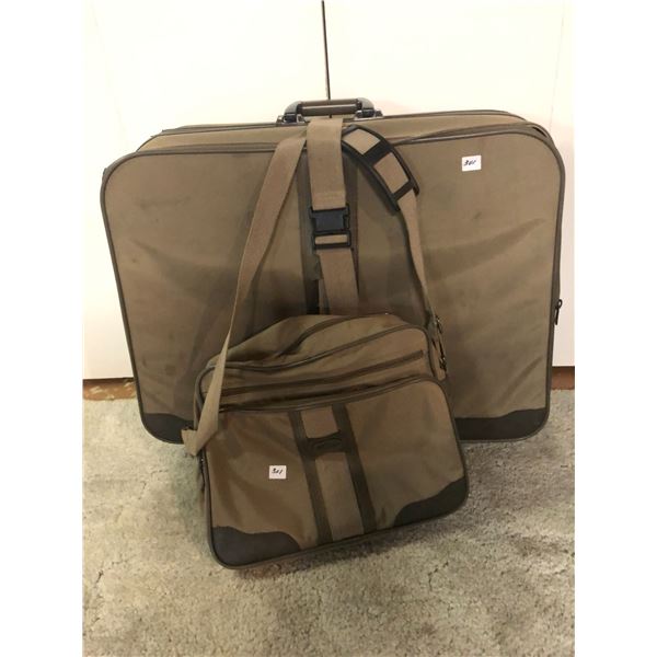 2pc Miland Luggage - Large On Wheels/Carry On