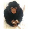 Image 1 : Black Plush Gorilla w/ Velcro On Hand To Wrap Around Arm