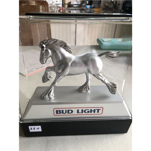 Vintage Bud Light Clydesdale Statue 1982