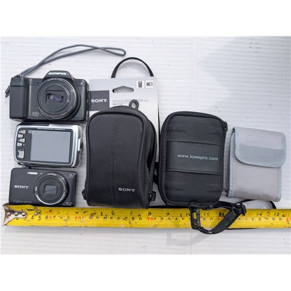 Olympus Model NO.SZ-15 24x Wide Optical Zoom Camera w/ Sony Case