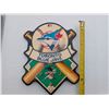 Image 2 : Toronto Blue Jays Vintage Wall Clock (Sky dome Clock 1992) 11"x15"