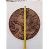 Image 2 : Vintage Hand Carved wooden Wall Plaque (Great condition) 15"x16"