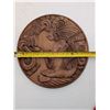 Image 3 : Vintage Hand Carved wooden Wall Plaque (Great condition) 15"x16"