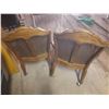 Image 4 : (2) Vintage Chair. (Height 38", Length  28",  Breadth 17")