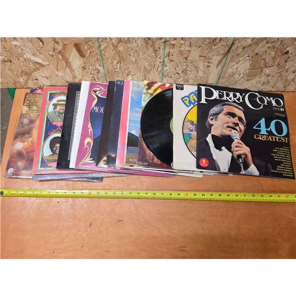 Lot of vinyl records