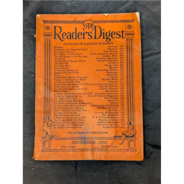 1930s Readers Digest (December)