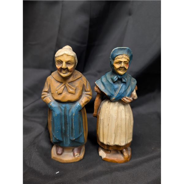 2 Vintage Japan Made Statues