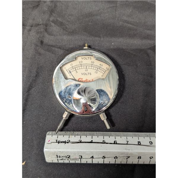 Vintage Sterling Pocket Voltmeter
