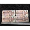 Image 1 : (4) 1986 Canadian 2 Dollar Bills