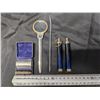 Image 1 : Magnifying Glass set w/ (2) Lights (Still works)