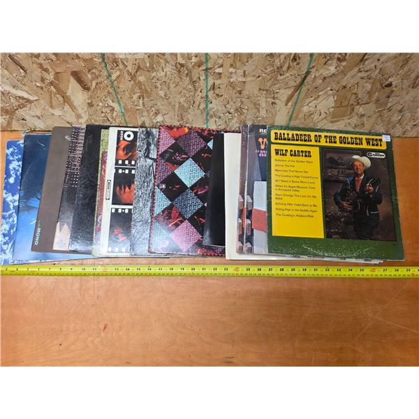Lotof vinyl records
