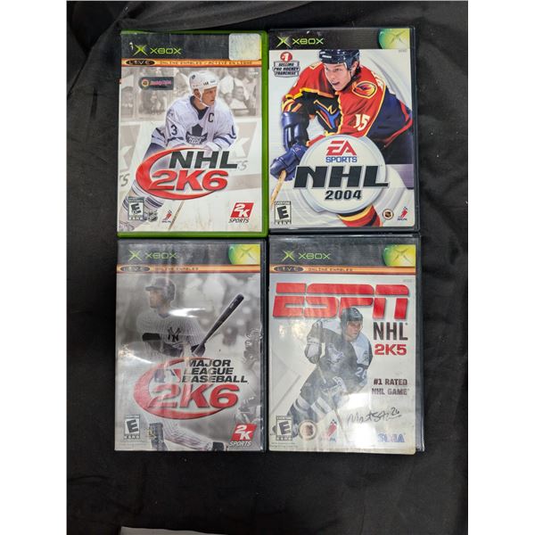 (4) Xbox Games (3) NHL (04-06) (1) MLB (06)